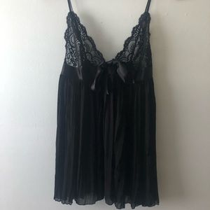Victoria’s Secret Lingerie Night Gown Black